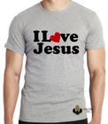 Camiseta Love Jesus Blusa criança infantil juvenil adulto camisa tamanhos