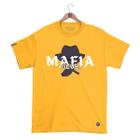 Camiseta Máfiaclub Gola Redonda Estampa MAFIOSO Streetwear fio 30.1 Penteado.