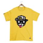 Camiseta Mafiaclub Gola Redonda Estampa URSO l Streetwear fio 30.1 Penteado