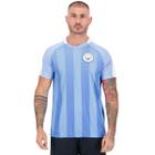 Camiseta Manchester City Stripes Azul