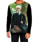 Camiseta Manga Comprida Ads Draco Malfoy Sonserina Harry Pott 1