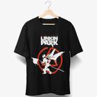 Camiseta Manga Curta Bandas Rock T-shirt Estampada Ramones Linkin Park Algodão Unissex