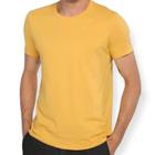 Camiseta Manga Curta Básica Masculina Hering Amarelo