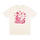 Camiseta Manga Curta Estampada Hysteric Girls 100% Algodão Unissex Fio 30.1