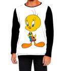 Camiseta Manga Longa Ads piu-piu passarinho looney Tunes