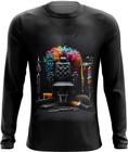 Camiseta Manga Longa Barbeiro Barbearia Corte Tesoura 2 - Kasubeck Store