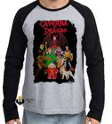 Camiseta Manga Longa blusa Dungeons e Dragons caverna do dragão todos