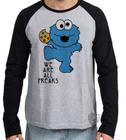 Camiseta Manga Longa blusa Muppets Baby