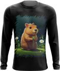 Camiseta Manga Longa Capivara do Bem Animalzinho 18