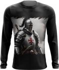 Camiseta Manga Longa Cavaleiro Templário Cruzadas Paladino 6
