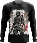 Camiseta Manga Longa Ciborgue Ninja Robô Espreita 11