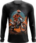 Camiseta Manga Longa de Motocross Moto Adrenalina 13