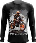 Camiseta Manga Longa de Motocross Moto Adrenalina 6