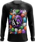 Camiseta Manga Longa de Ovos de Páscoa Artísticos 13 - Kasubeck Store