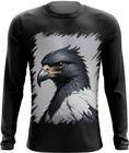 Camiseta Manga Longa Falcão Negro Visão Determinação 3