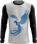 Camiseta Manga Longa Fenix Phonenix Ave Mitologica Renascimento 2