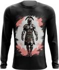 Camiseta Manga Longa Gladiador Romano Coliseu 7