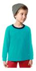 Camiseta Manga Longa Infantil Inverno Camisa Blusa Escolar