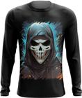 Camiseta Manga Longa Máscara de Fantasma Ghost 4