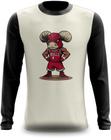 Camiseta Manga Longa Mascote Chicago Bulls Basquete