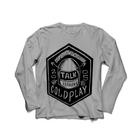 Camiseta Manga Longa Masculina Coldplay Talk