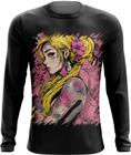 Camiseta Manga Longa Mulher Tatuada Tatoo Style 3