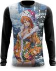 Camiseta Manga Longa Nami Anime One Piece