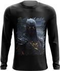 Camiseta Manga Longa Ninja Espectral Trevas Japão Era Edo 3