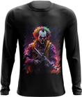 Camiseta Manga Longa Palhaço Quebrada Morro Clown Slum 2