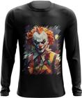 Camiseta Manga Longa Palhaço Quebrada Morro Clown Slum 7