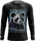 Camiseta Manga Longa Panda Com Roupa Estilosa 4