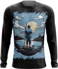 Camiseta Manga Longa Pesca Esportiva Peixes Azul Paz 7 - Kasubeck Store