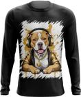 Camiseta Manga Longa Pitbull com Headphones 3 - Kasubeck Store