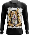 Camiseta Manga Longa Pitbull com Headphones 3