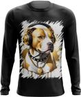 Camiseta Manga Longa Pitbull com Headphones 6