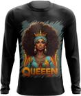 Camiseta Manga Longa Rainha Africana Queen Afric 11