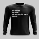 Camiseta Manga Longa Regras Carnaval Meme Humor