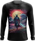 Camiseta Manga Longa Samurai Ronin Sunset Sem Mestre 8