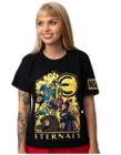 Camiseta Marvel Eternals Comics - O Poder dos Eternos em Suas Mãos