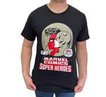 Camiseta Marvel Comics Super Heroes Retrô Clube Comix - Super Geek