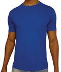 Camiseta Masc. Básica Slim Algodão Premium GB - Azul Royal