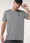 Camiseta Masc. Silk MC.Logomini, Hang Loose Cor. Mescla Grafite Ref: HLTS010262