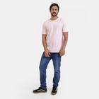 Camiseta Masculina 100% Algodão Lisa Gola Careca Linha premium Com reforço na gola- G102