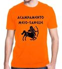 Camiseta Masculina Camp Half Blood Percy Jackson Laranja 2371