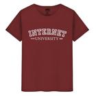 Camiseta Masculina Algodão Casual Streetwear Interbet University