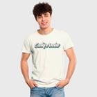 Camiseta Masculina Algodão Estampa California Casual Básica