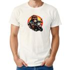 Camiseta Masculina Algodão Estampa Club Moto Manga Curta