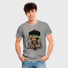 Camiseta Masculina Algodão Estampa Go Duckrs Manga Curta