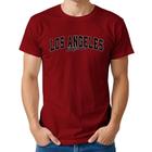 Camiseta Masculina Algodão Estampa Los Angeles Casual