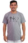 Camiseta Masculina Algodão Evangélica Esperança Fe Amor